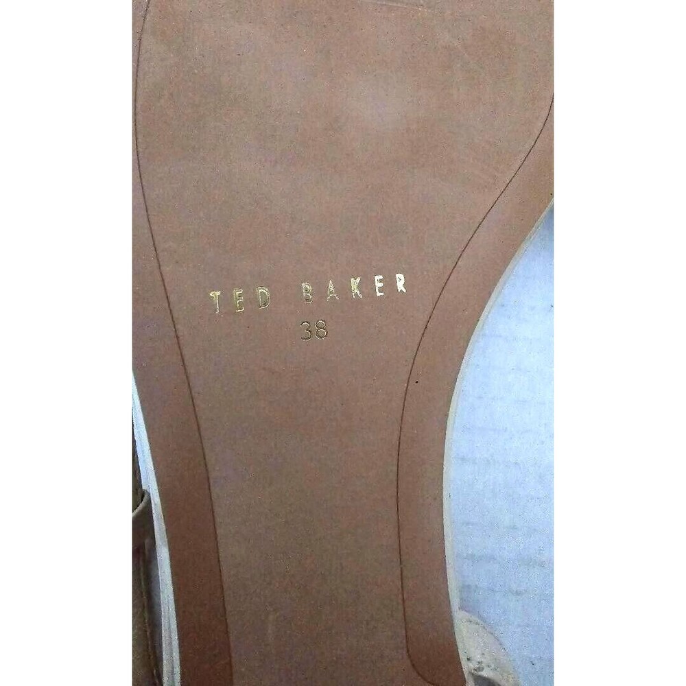 Ted Baker London Women's Ankle Strap Flat Nude Sandals Size  EU 38 /US 7… - Picture 13 of 14